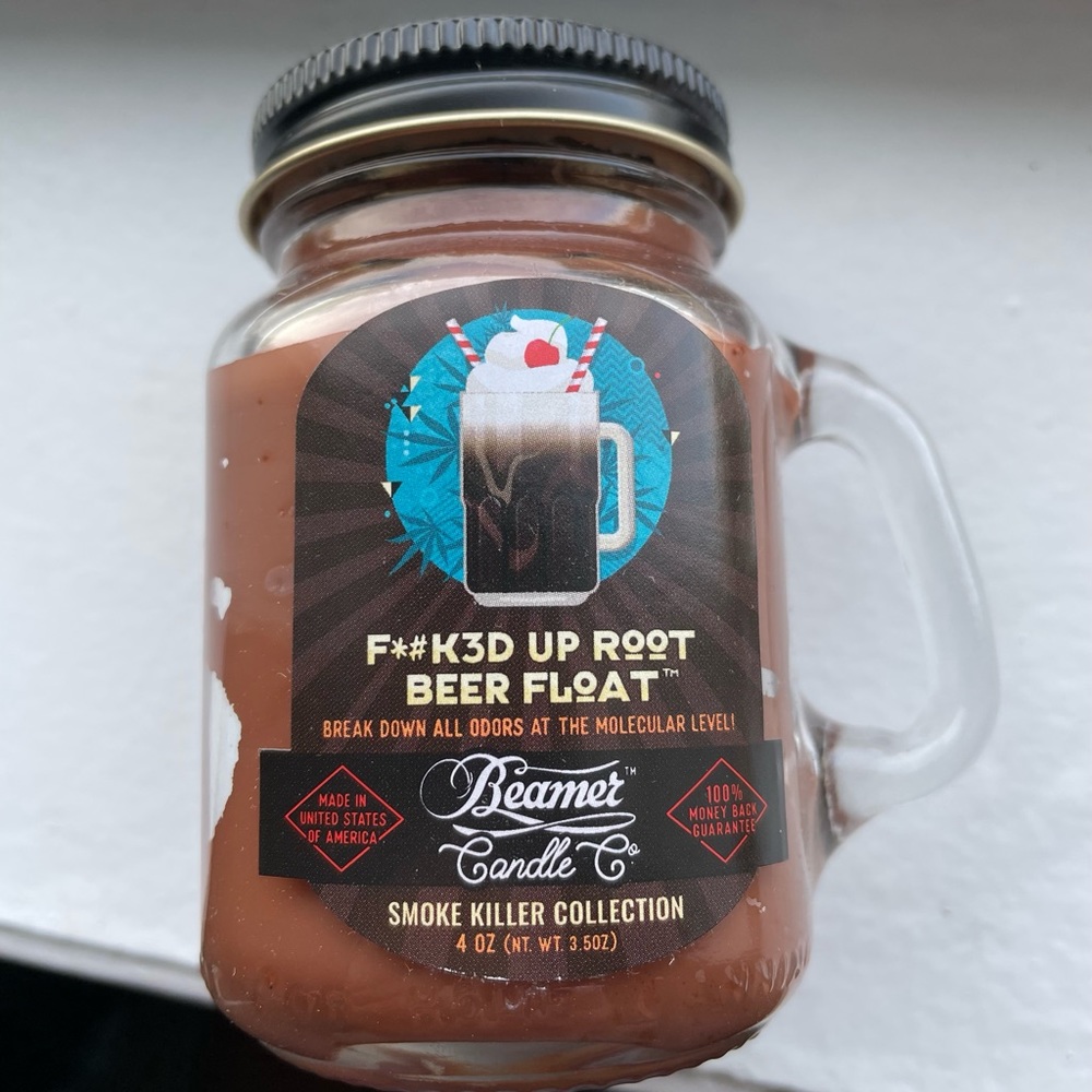F’d Up Root Beer Float candle